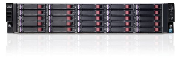 HPE_PH_001502_HP_ProLiant_DL180_G6_Server_SFF_Drives HP ProLiant DL180 G6 rack server with SFF drive bays, front view