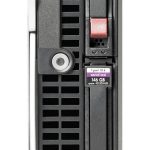 HP ProLiant BL460c G6 server blade, front view