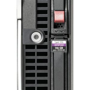 HP ProLiant BL460c G6 server blade, front view