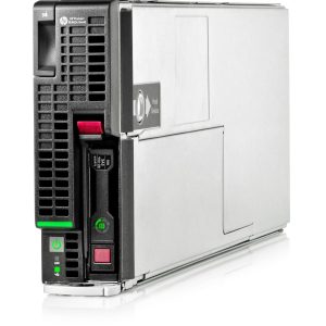 HP ProLiant BL465c Gen8 server blade, front and side view
