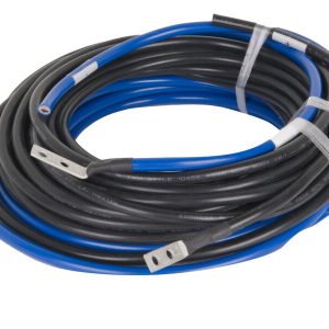 Representative HPE heavy-gauge DC cable with lug terminals; pictured assembly, gauge and length are not specifications for 781567-002.