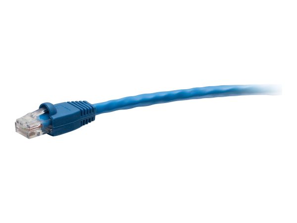 blue Cat5e RJ45 patch cable — representative photo; capacity and configuration may vary