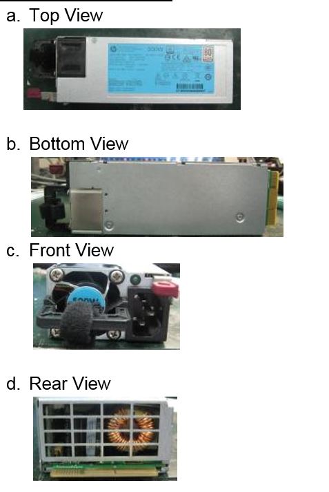 HPE 1400W Flex Slot Platinum Plus Hot-Plug Power Supply Kit — representative photo; capacity and configuration may vary