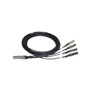 X240 QSFP+ to 4x SFP+ breakout DAC cable — representative photo; capacity and configuration may vary