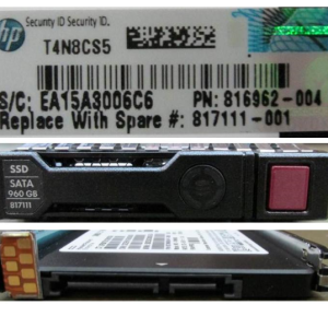 HPE 960GB 6Gb/s SATA Mixed Use-3 SFF 2.5-in Smart Carrier SSD - Image 1