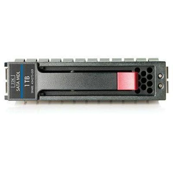 HPE SATA 3.5-inch 7.2K hard drive — representative photo; capacity and configuration may vary
