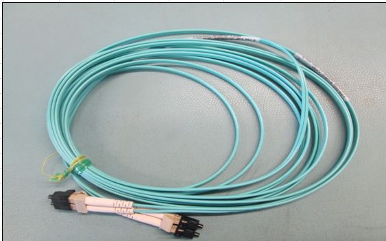 5M Ib Edr Qsfp Optical Cable — representative photo; capacity and configuration may vary