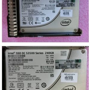 HPE SSD SATA SFF Smart Carrier — representative photo; capacity and configuration may vary