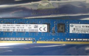 HPE 2GB (1x2GB) DDR3-1866 Single Rank x8 UDIMM Memory Kit - Image 1