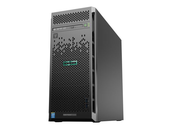HPE ProLiant ML tower server — representative photo; capacity and configuration may vary