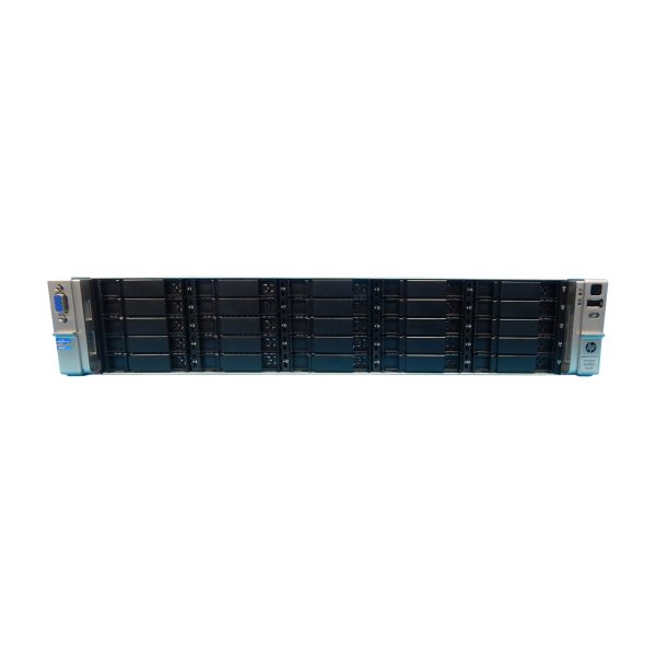 HPE ProLiant DL380e Gen8 25 SFF — representative photo; capacity and configuration may vary