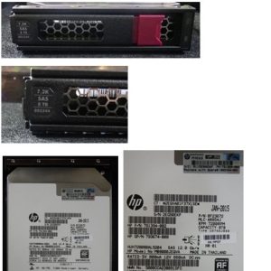 HPE 8TB SAS 12Gb/s (3.5-inch) 7.2K Midline 512n Hot-Plug Hard Drive – 805344-001 - Image 1