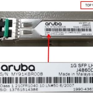 Aruba 1G SFP LC LH 70Km SMF Transceiver - Image 1