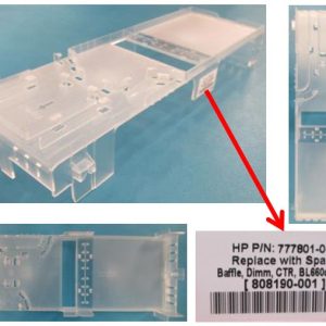 HPE BL660c Gen9 Center Memory Air Baffle - Image 1