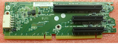 HPE DL380 Gen8 3-Slot PCIe Riser Kit — representative photo; capacity and configuration may vary
