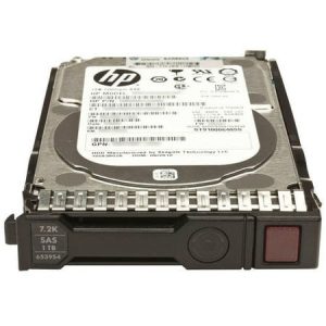 HPE 2TB SAS 12Gb/s 7.2K Hard Drive — representative photo; capacity and configuration may vary