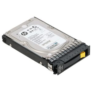 HPE SAS 3.5-inch 7.2K hard drive — representative photo; capacity and configuration may vary