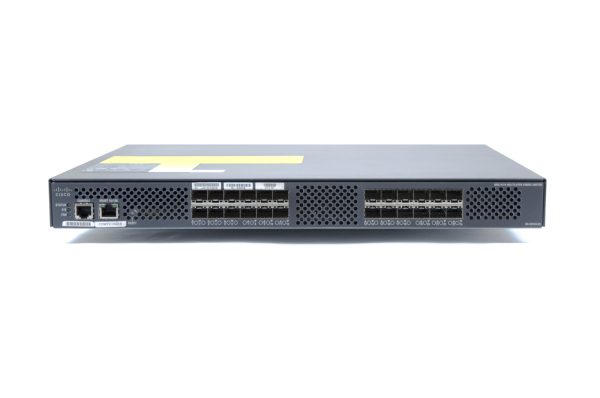 Cisco MDS 9124 fabric switch family — representative photo; capacity and configuration may vary