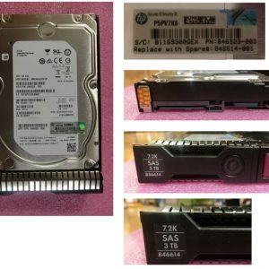 HPE 3TB SAS 12Gb/s LFF (3.5-inch) 7.2K Midline Hard Drive (Renew) - Image 2