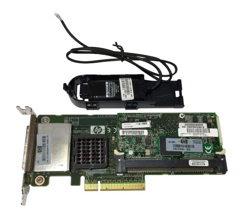 HP Smart Array P411/512 FBWC 2-ports External PCIe x8 SAS Controller HP Smart Array P411/512 FBWC 2-ports External PCIe x8 SAS Controller