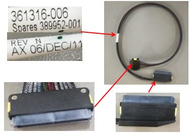 HPE DL380 Gen5 27In SFF to 8484 Cable HPE DL380 Gen5 27In SFF to 8484 Cable