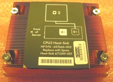 HP SL250s Gen8 Cpu2 Heatsink