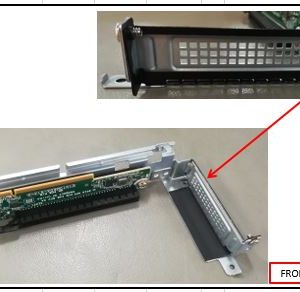 HPE E910 1U X16 HHHL Left Riser Kit — representative photo