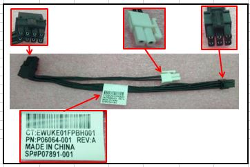 HPE Cable Kit 2 LFF HDD Backplane
